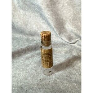Antique National Eye & Ear Cork Top Prescription No. 95 Medicine Bottle Rare